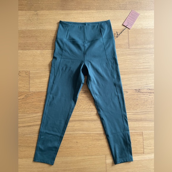 Girlfriend Collective Set Compressive High Rise Legging & Topanga Halter Bra NWT - Picture 3 of 14